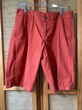 3 for $21!!  Merona Rust Orange Cotton Shorts Sz 12 3 for $21!!
